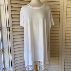 Sanifer Tunic Length Knit Top